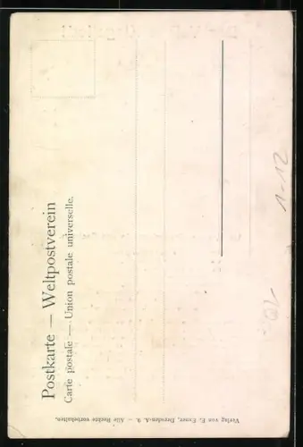 AK Des Volkes Klagelied!, Luise ehem. Kronprinzessin von Sachsen