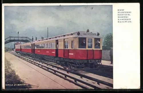 AK New Electric Service, North Eastern Railway, Bealls Ltd. Newcastle, Britische Eisenbahn