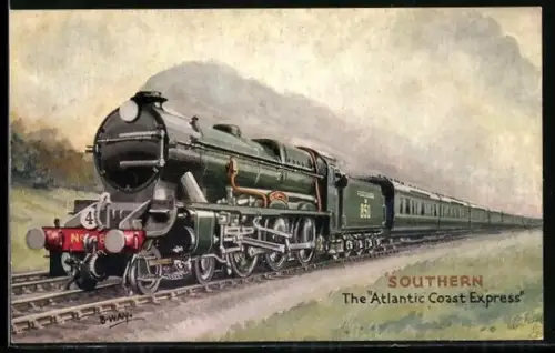 AK Southern Railway locomotive, The Atlantic Coast Express, englische Eisenbahn