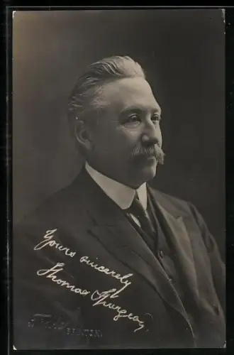 AK Thomas Spurgeon mit Schnauzbart