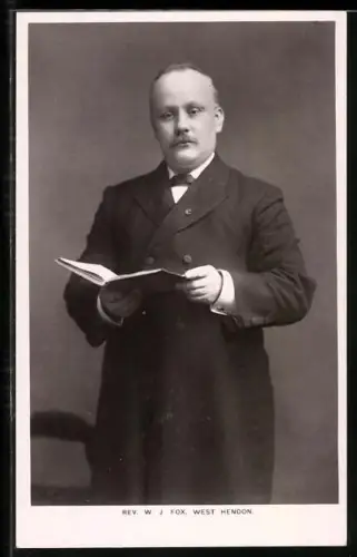 AK West Hendon, Portrait Rev. W. J. Fox