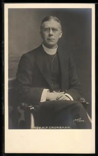 AK Portrait Rev. H. P. Cronshaw