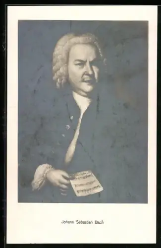 AK Johann Sebastian Bach im Porträt