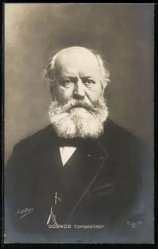 AK Komponist Gounod im Porträt