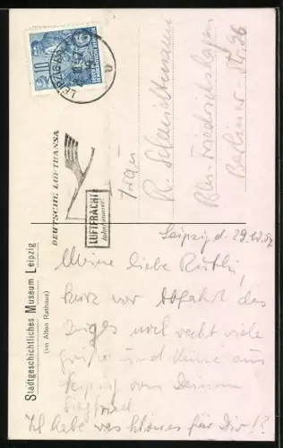 AK Porträt von Johann Sebastian Bach