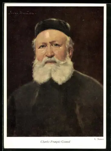 Künstler-AK Charles Francois Gounod, Portrait des Komponisten