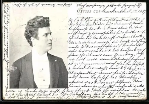 AK Pietro Mascagni im Porträt