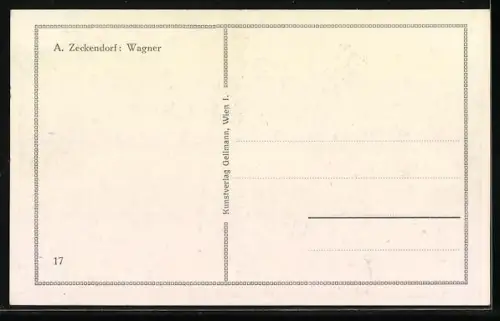 Künstler-AK Wagner, Rheingold, Walküre