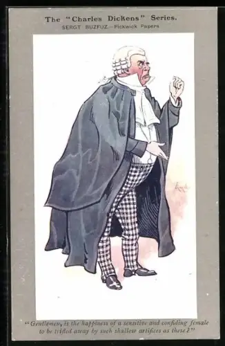 AK The Charles Dickens Series, Sergt Buzfuz, Pickwick Papers