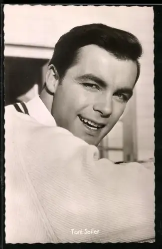 AK Toni Sailer im Film Der Schwarze Blitz