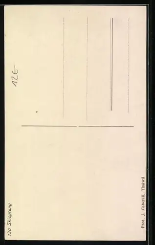 AK Mann beim Skisprung