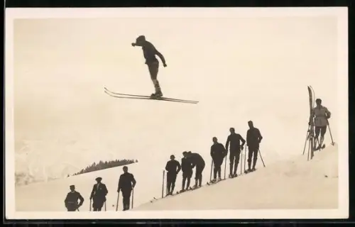 AK Flumserberg, Skifahrer im Sprung