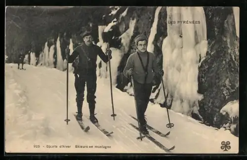 AK Skieurs en montagne