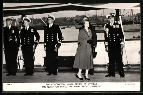 AK Spithead, The Queen on Board the royal yacht Surprise