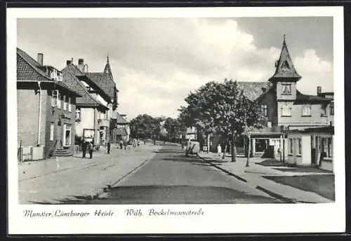 AK Munster /Lüneburger Heide, Wilh. Bockelmannstrasse