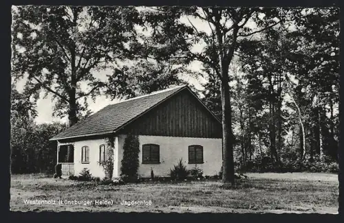 AK Westenholz /Lüneburger Heide, Jagdschloss