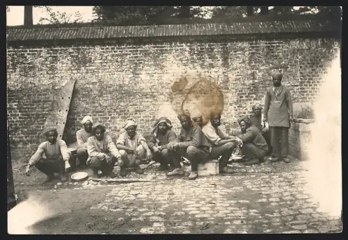 Fotografie Ansicht Lille, Kriegsgefangene / POW Sikh