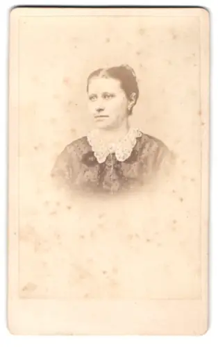 Fotografie J. Seboldt, Breslau, Promenade & Neue Gasse 13, Porträt einer Dame