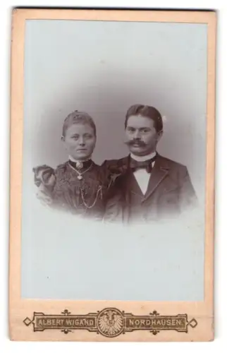Fotografie Albert Wigand, Nordhausen, Paarporträt