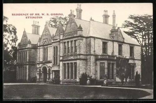 AK Ettington, Residence of Mr. W. B. Gibbins