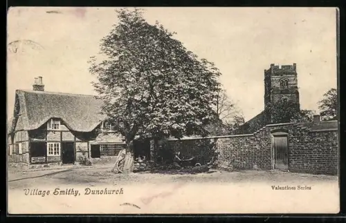 AK Dunchurch, Village Smithy with church