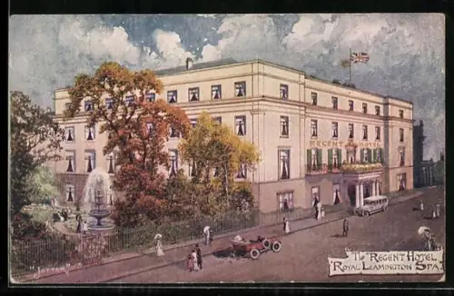 Künstler-AK Royal Leamington Spa, The Regent Hotel