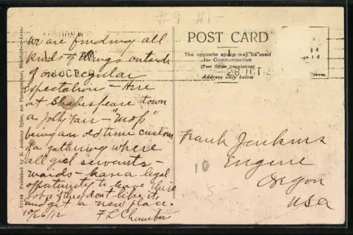 AK Stratford-on-Avon, The Mop, Ox Roasting in Street