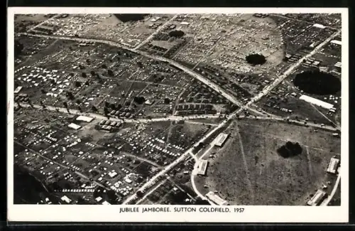 AK Sutton Coldfield, Jubilee Jamboree 1957, Fliegeraufnahme