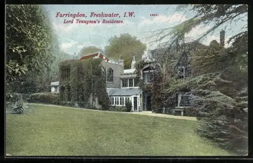 AK Freshwater, Farringdon, Lord Tennyson`s Residence