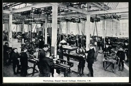 AK Osborne, Royal Naval College, Workshop