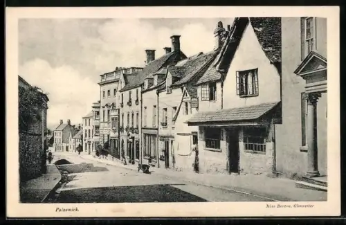 AK Painswick, Street scene with residential houses