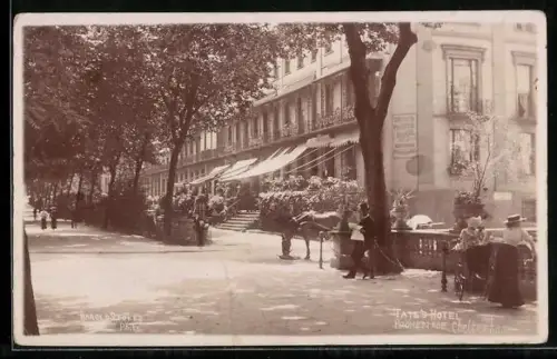 AK Cheltenham, Promenade with Tate`s Hotel