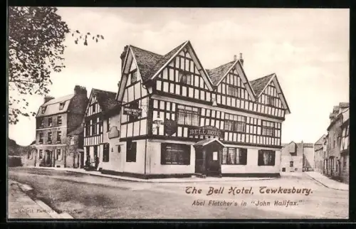 AK Tewkesbury, The Bell Hotel, Abel Fletcher`s in John Halifax