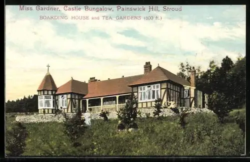 AK Stroud, Painswick Hill, Miss Gardner Castle Bungalow