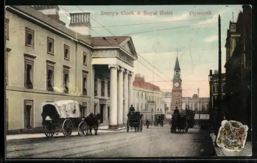 AK Plymouth, Derry`s Clock and Royal Hotel