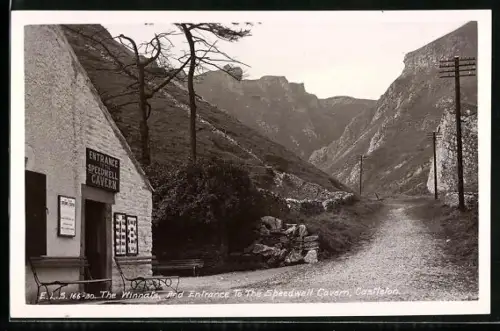 AK Castleton, The Winnats and entrance to the Speedwell Cavern