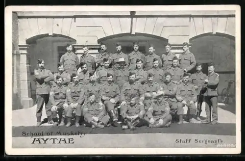 AK Hythe, School of Musketry, Staff Sergeants