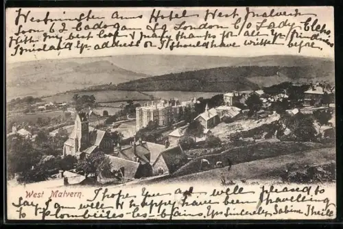 AK West Malvern, Panorama