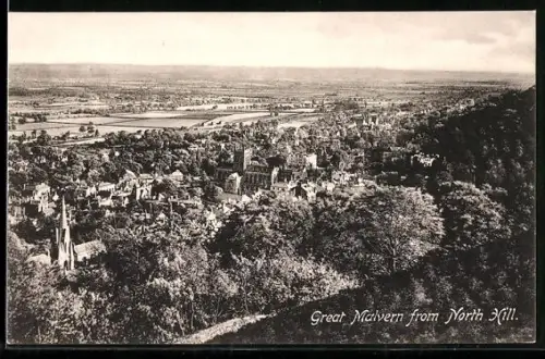 AK Great Malvern, Seen from North Hill