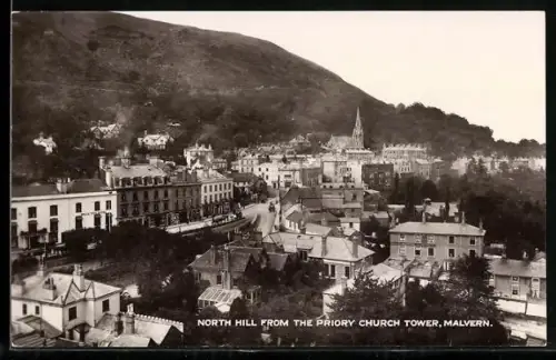 AK Malvern, North Hill from the Priory Church Tower