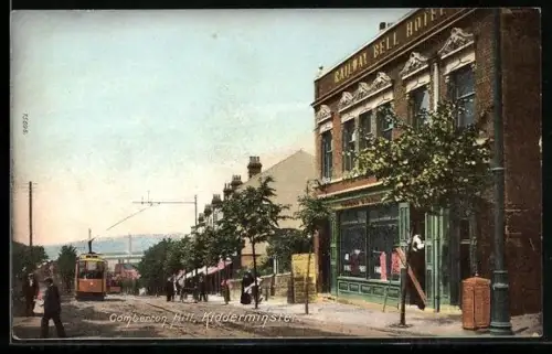 AK Kidderminster, Comberton Hill with tram