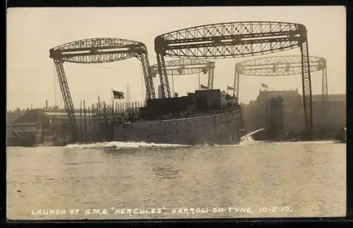 AK Jarrow-on-Tyne, Launch of the H.M.S. Hercules
