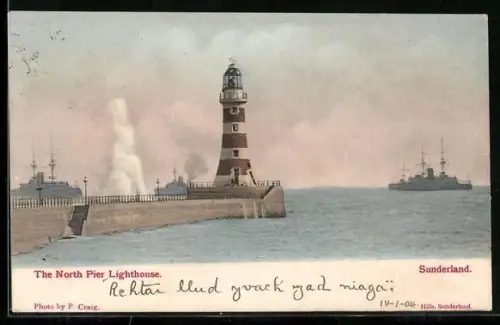 AK Sunderland, The North Pier Lighthouse