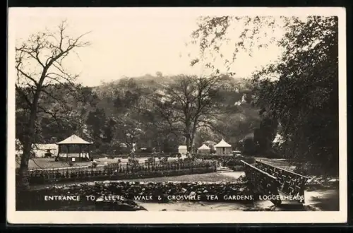 AK Loggerheads, Entrance to Leete Walk and Crosville Tea Gardens