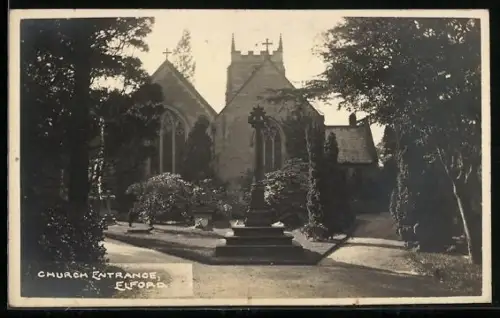 AK Elford, Church Entrance
