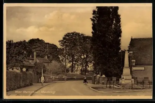AK Modeley, War Memorial