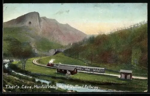 AK Manifold Valley, Thor`s Cave, North Stafford Railway