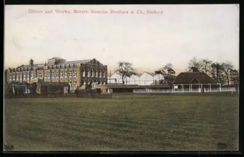 AK Stafford, Messrs. Siemens Brothers & Co.`s Office and Works