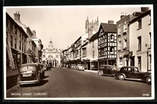 AK Ludlow, Broad Street with Private Hotel