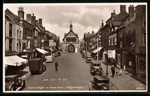 AK Bridgnorth, High Street and Town Hall, Fowles Tailor